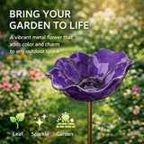 🔥Last Day 55% OFF 🔥 Colorful Metal Flower Stake for Birds, Bees & Butterflies