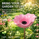 🔥Last Day 55% OFF 🔥 Colorful Metal Flower Stake for Birds, Bees & Butterflies